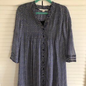 DVF Button Down Shift Dress